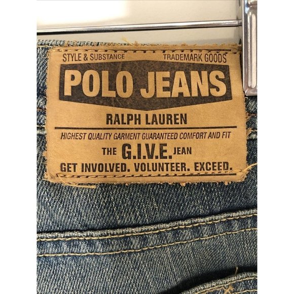 Polo Bootcut G.I.V.E. Jeans, SZ 14, Ralph Lauren Womens - Picture 3 of 9